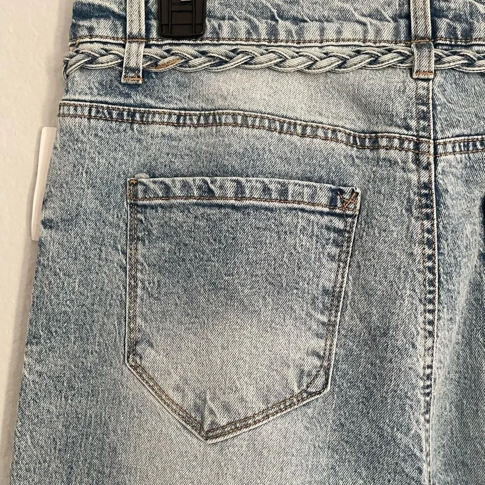 Kensie Light Blue Flare Jeans Retro Luxe Stretch Color: Stone Wash Size: 14/32